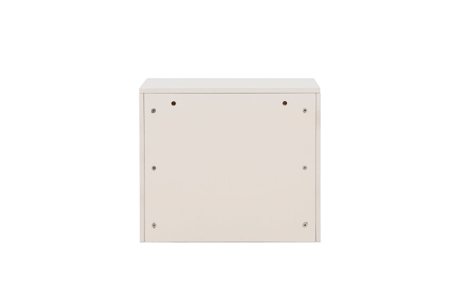 VENTURE DESIGN Nice opbevaringsskuffe, kvadratisk - beige melamin (60x60x52cm)