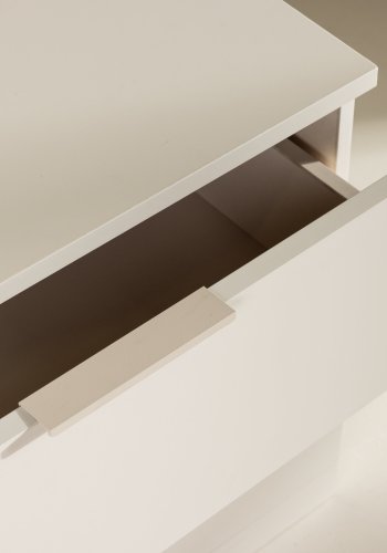 VENTURE DESIGN Nice opbevaringsskuffe, kvadratisk - beige melamin (60x60x52cm)