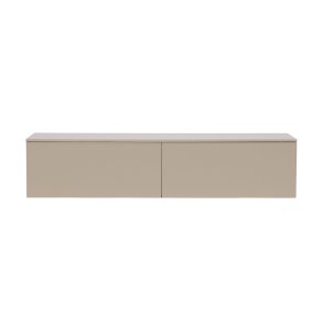 VENTURE DESIGN Frihamn vgskab, m. 2 skuffer - beige MDF