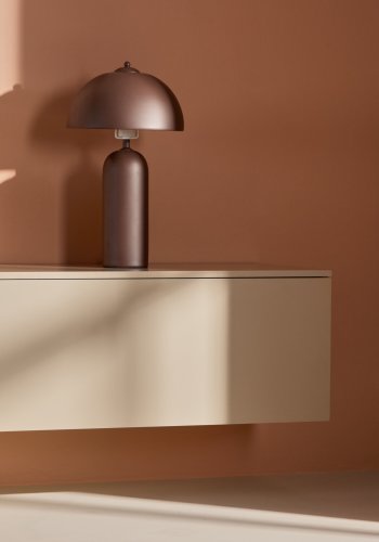 VENTURE DESIGN Frihamn vgskab, m. 2 skuffer - beige MDF