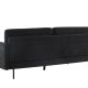 VENTURE DESIGN Antibes 2-pers. sofa - mrkegr velourstof og metal
