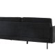 VENTURE DESIGN Antibes 2-pers. sofa - mrkegr velourstof og metal