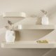 VENTURE DESIGN Glow vghylde - beige MDF (st med 3)