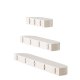VENTURE DESIGN Glow vghylde - beige MDF (st med 3)