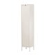 VENTURE DESIGN Cali skab, m. 1 lge og 4 hylder - glas og beige stl