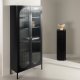 VENTURE DESIGN Lima skab, m. 2 lger og 4 hylder - glas og sort stl