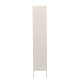 VENTURE DESIGN Lima skab, m. 2 lger og 4 hylder - glas og beige stl