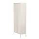 VENTURE DESIGN Lima skab, m. 2 lger og 4 hylder - glas og beige stl
