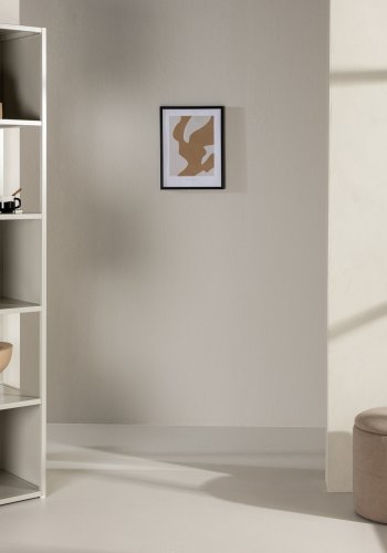 VENTURE DESIGN Buenos Aires reol, m. 4 hylder, kvadratisk - beige stl