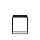 VENTURE DESIGN Porto Alegre sidebord, kvadratisk - sort stl (45x45)