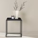 VENTURE DESIGN Porto Alegre sidebord, kvadratisk - sort stl (45x45)