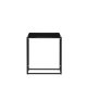 VENTURE DESIGN Porto Alegre sidebord, kvadratisk - sort stl (45x45)