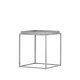 VENTURE DESIGN Porto Alegre sidebord, kvadratisk - mrkegr stl (45x45)