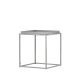 VENTURE DESIGN Porto Alegre sidebord, kvadratisk - mrkegr stl (45x45)