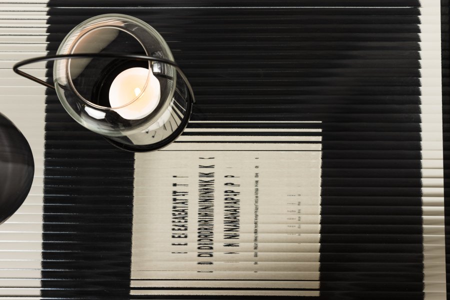 VENTURE DESIGN Campinas sofabord, m. 1 hylde - glas og sort stl (90x60)