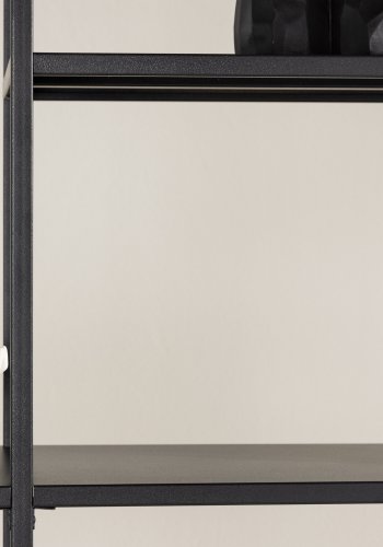 VENTURE DESIGN El Alto reol, m. 6 hylder - sort stl