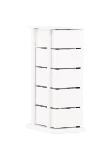 VENTURE DESIGN San Carlos kommode, m. 5 skuffer - beige stl