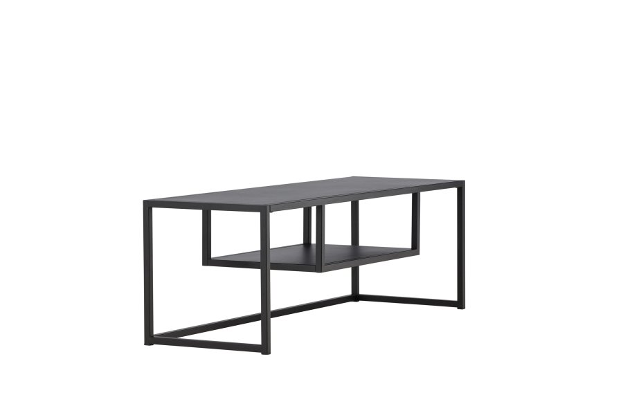 VENTURE DESIGN Riverside TV-bord, m. 1 hylde - sort stl (120x40)