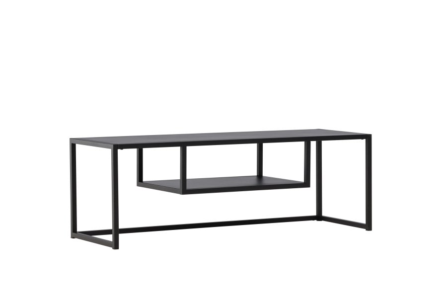 VENTURE DESIGN Riverside TV-bord, m. 1 hylde - sort stl (120x40)