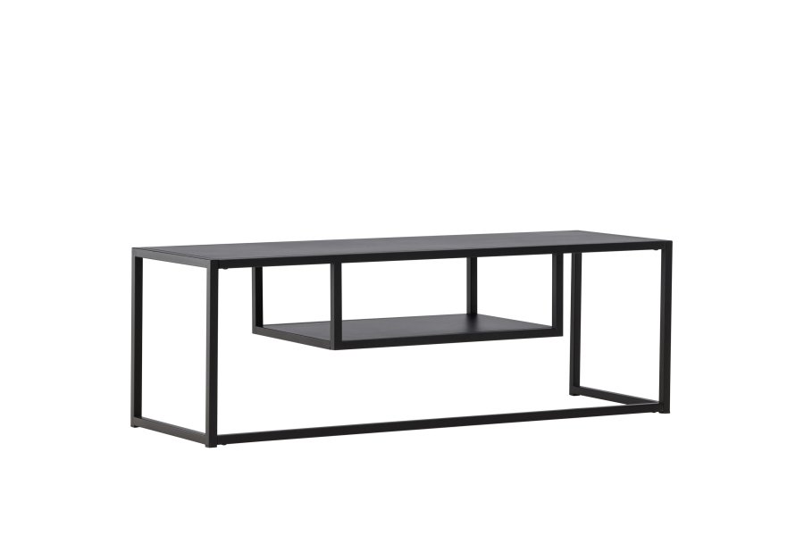 VENTURE DESIGN Riverside TV-bord, m. 1 hylde - sort stl (120x40)