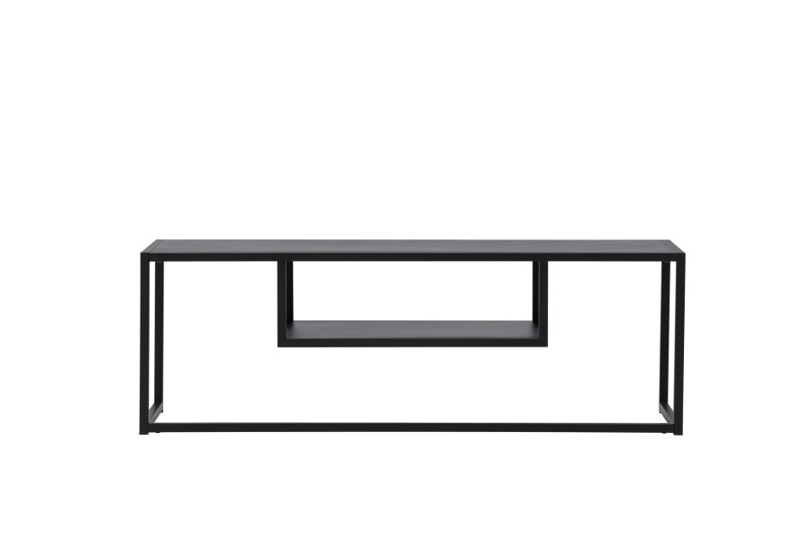 VENTURE DESIGN Riverside TV-bord, m. 1 hylde - sort stl (120x40)
