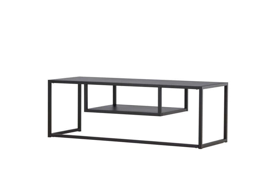 VENTURE DESIGN Riverside TV-bord, m. 1 hylde - sort stl (120x40)