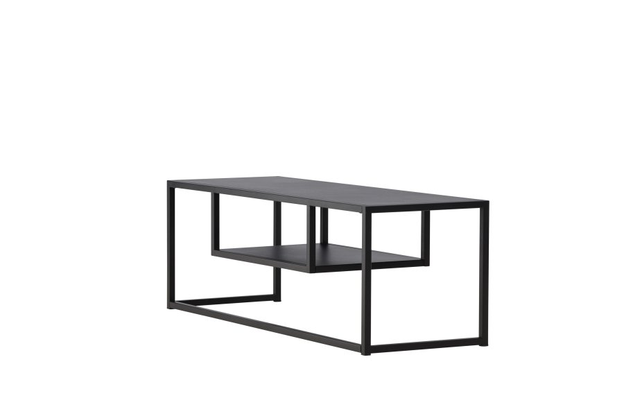 VENTURE DESIGN Riverside TV-bord, m. 1 hylde - sort stl (120x40)