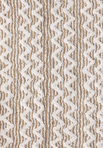 VENTURE DESIGN Philippa bademtte, rektangulr - hvid/sand bomuld (60x90)