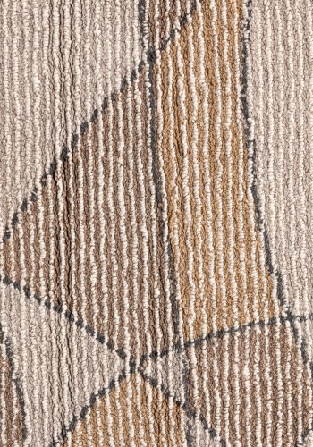 VENTURE DESIGN Loui bademtte, rektangulr - elfenben/sand/gr bomuld (60x90)