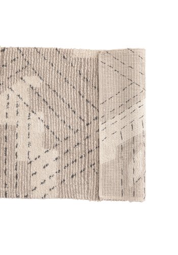 VENTURE DESIGN Lorentz bademtte, rektangulr - elfenben/taupe bomuld (60x90)