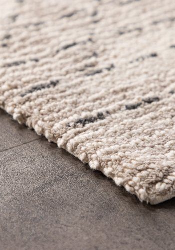 VENTURE DESIGN Lorentz bademtte, rektangulr - elfenben/taupe bomuld (60x90)