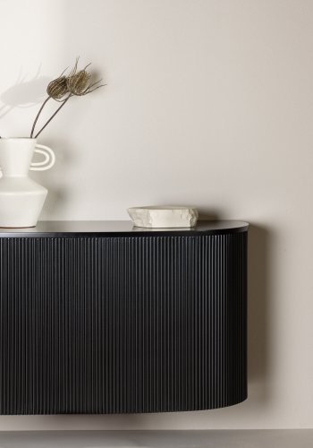 VENTURE DESIGN Loca vgmbel 120 cm - sort MDF