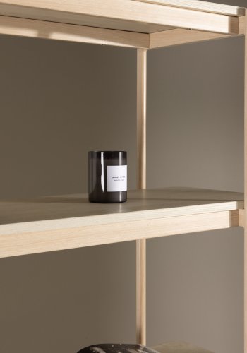 VIND COLLECTION Heim reol, 190 cm, m. 5 hylder - hvidvasket MDF og stl