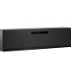 VENTURE DESIGN Lugo TV-bnk, m. 2 skydelger og hylde - sort melamin (180x40)