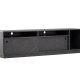VENTURE DESIGN Girona TV-bnk, m. 2 skydelger - sort melamin (180x40)