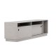 VENTURE DESIGN Girona TV-bnk, m. 2 skydelger - gr sten beton melamin (180x40)