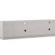 VENTURE DESIGN Girona TV-bnk, m. 2 skydelger - gr sten beton melamin (180x40)