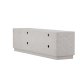 VENTURE DESIGN Girona TV-bnk, m. 2 skydelger - gr sten beton melamin (180x40)