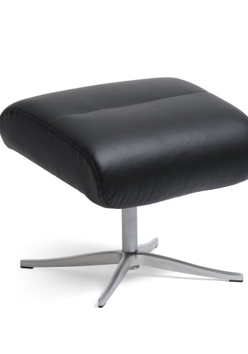 Mars fodskammel - sort kunstlder og brstet aluminium