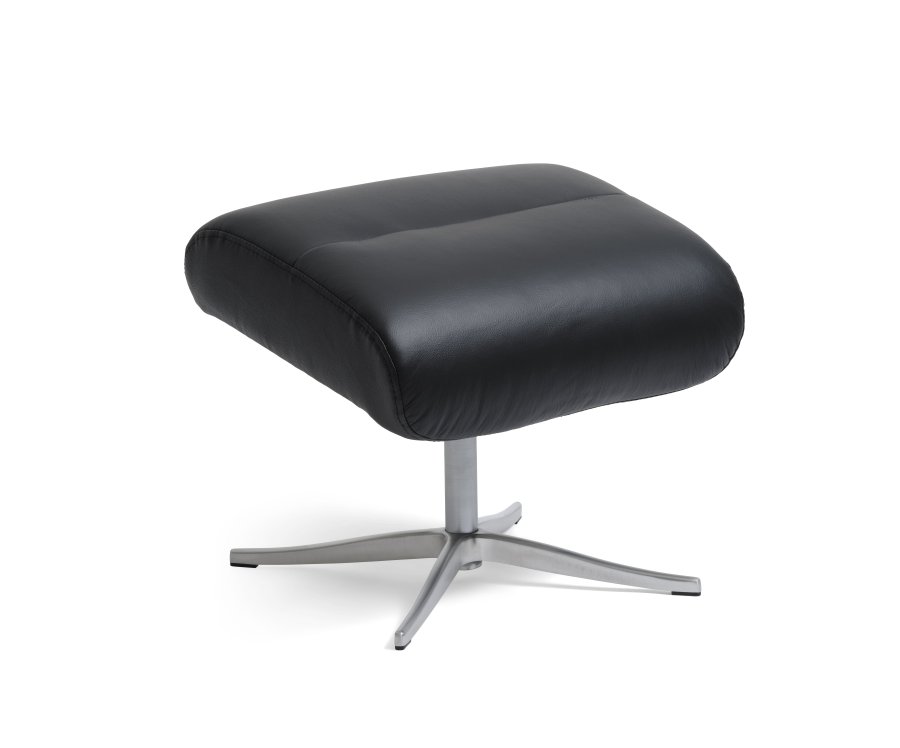 Mars fodskammel - sort kunstlder og brstet aluminium