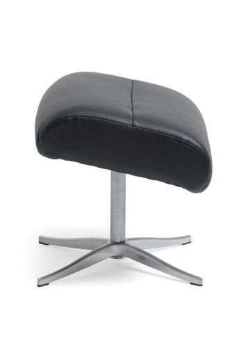 Mars fodskammel - sort kunstlder og brstet aluminium