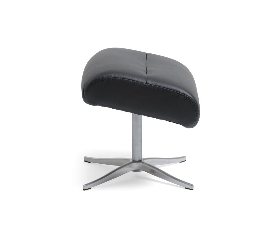 Mars fodskammel - sort kunstlder og brstet aluminium