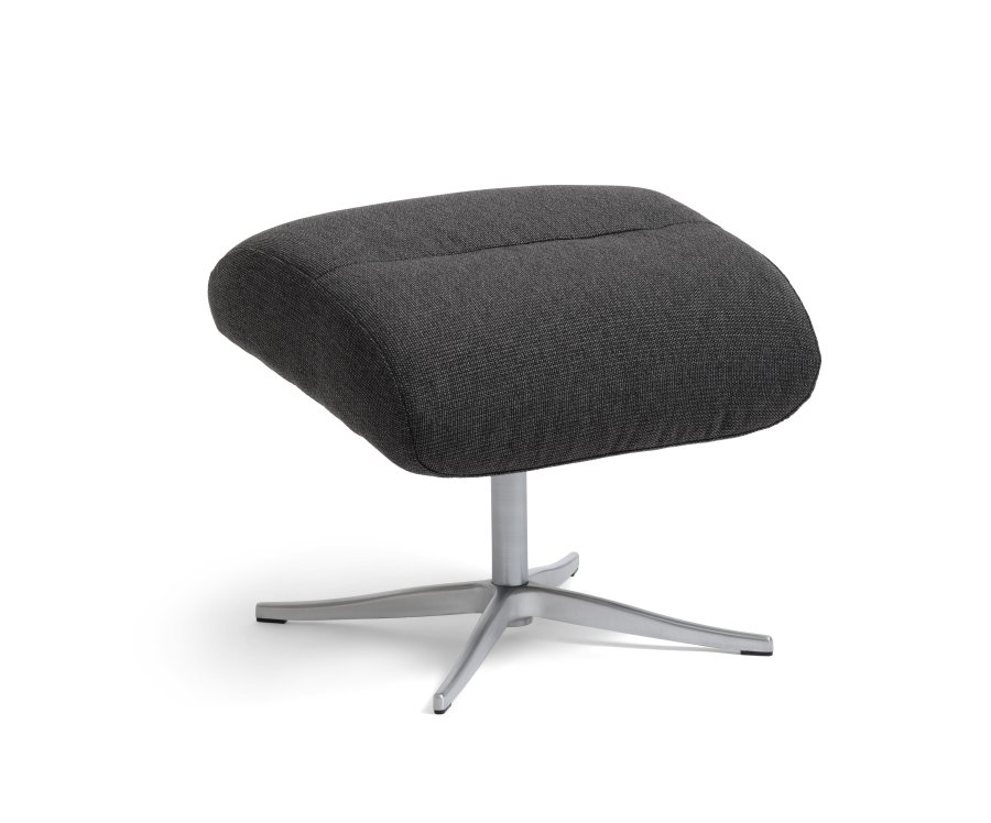 Mars fodskammel - antracitgr stof og brstet aluminium