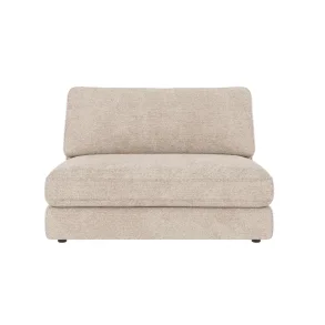 ROWICO Duncan 1,5 pers. modul lnestol, midt - lysegr stof