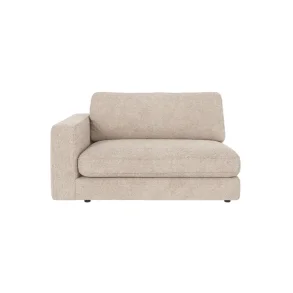 ROWICO Duncan 1,5 pers. modul lnestol, venstre - lysegr stof