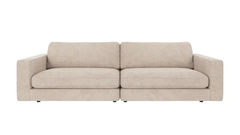 ROWICO Duncan 3 pers. modul sofa - lysegr stof