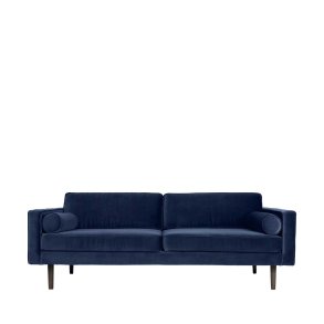 BROSTE COPENHAGEN Wind sofa - bl polyester velour