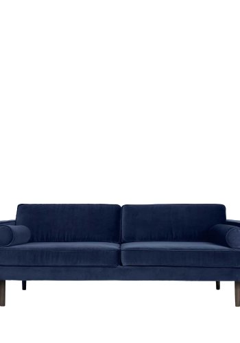 BROSTE COPENHAGEN Wind sofa - bl polyester velour