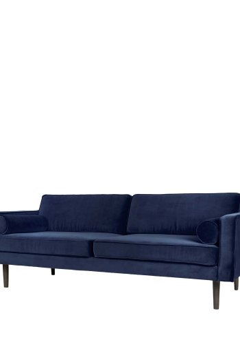 BROSTE COPENHAGEN Wind sofa - bl polyester velour