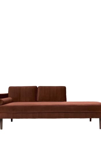 BROSTE COPENHAGEN Wind Chaiselong - polyester velour